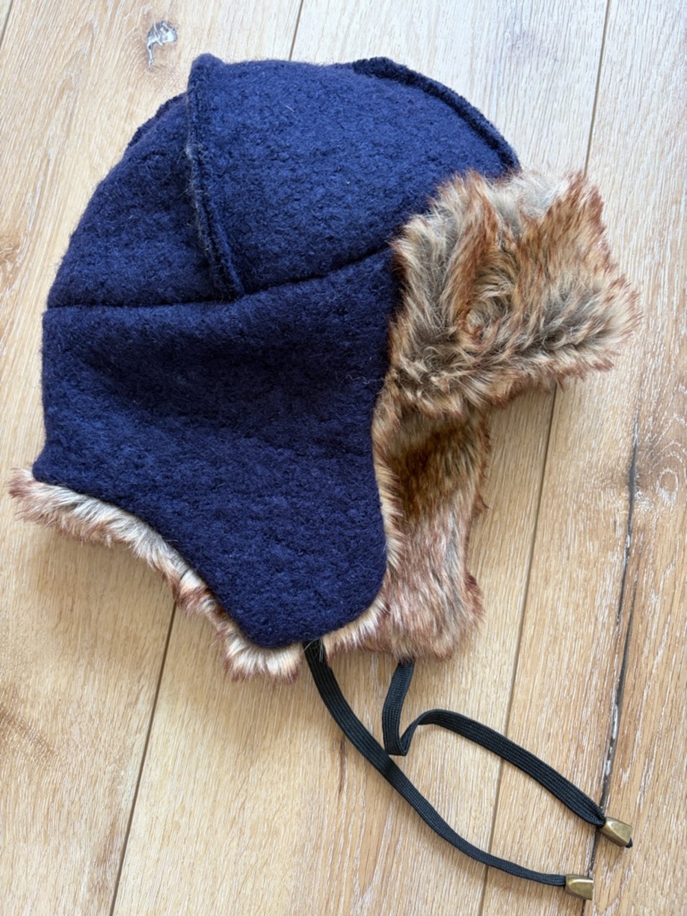 BDG Wool Blend Warm Trapper Hat NWT Navy Blue